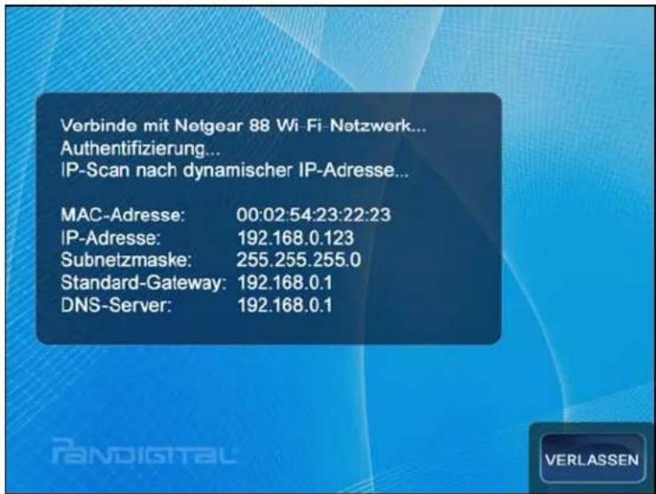 Pandigital PAN7000DWEA - Einrichten eines Wireless Netzwerk - 5