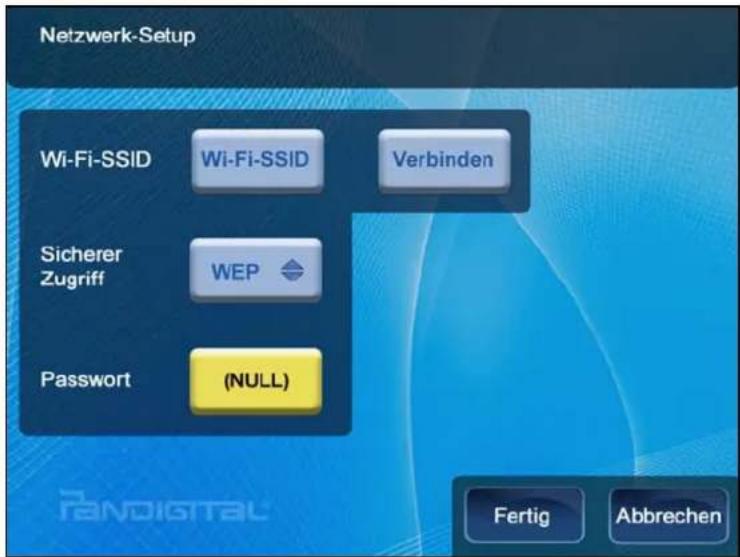 Pandigital PAN7000DWEA - Einrichten eines Wireless Netzwerk - 3