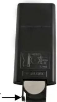 Pandigital PAN7000DWEA - Wechseln der Batterie der Fernbedienung - 1