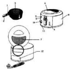 Howell FR1800 - DESCRIZIONE DELLE PARTI - 1