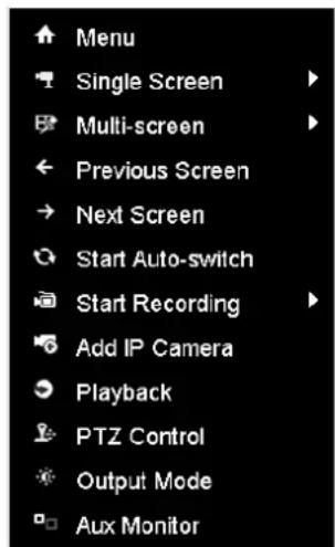 Hikvision DS-9108HFI-ST - Using the Mouse in Live View - 1