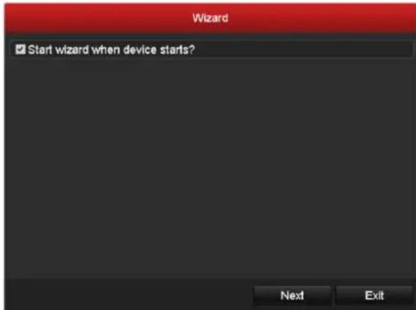 Hikvision DS-9108HFI-ST - Using the Wizard for Basic Configuration - 1