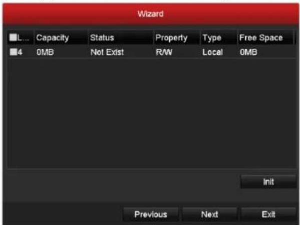 Hikvision DS-9108HFI-ST - Using the Wizard for Basic Configuration - 9