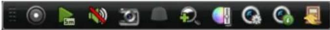 Hikvision DS-9108HFI-ST - Quick Setting Toolbar in Live View Mode - 2
