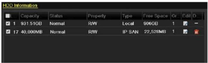 Hikvision DS-9108HFI-ST - Add IP SAN: - 4