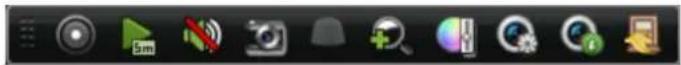 Hikvision DS-9008HFI-ST - Quick Setting Toolbar in Live View Mode - 2