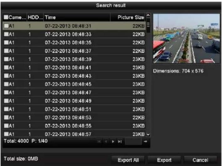 Hikvision DS-9008HFI-ST - Task 2: Back up All Types of Captured Pictures - 3