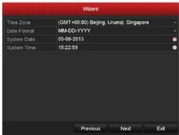 Hikvision DS-9008HFI-ST - Using the Wizard for Basic Configuration - 4