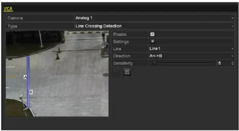 Hikvision DS-9004HQHI-SH - Aufgabe 1: Konfigurierung der Linienü berquerungserkennung - 2