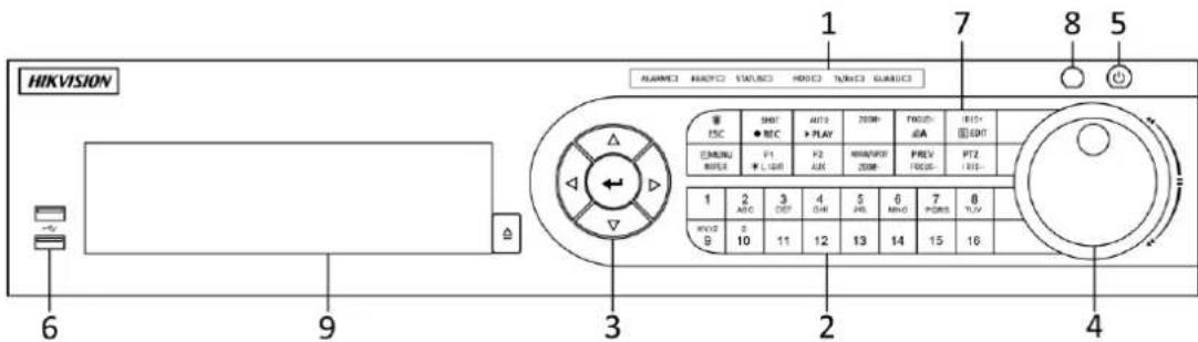 Hikvision DS-8108HGHI-SH - Frontblende - 10