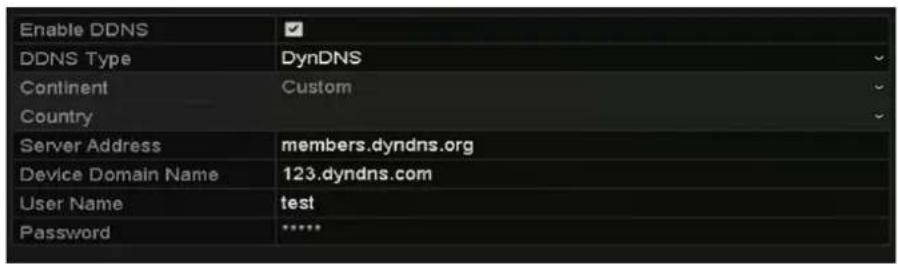 Hikvision DS-8104HGHI-SH - • DynDNS: - 1