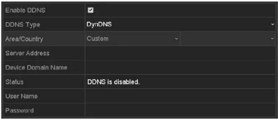 Hikvision DS-7708NI-E4 - • DynDNS: - 1