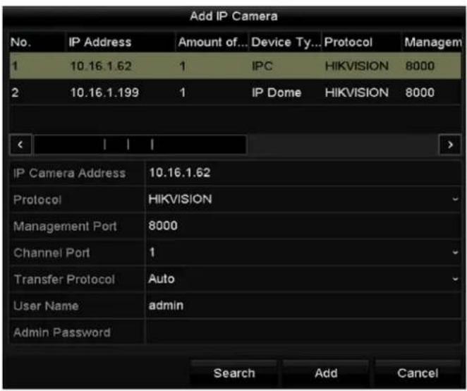 Hikvision DS-7616NI-E2-8N - Schritte: - 1