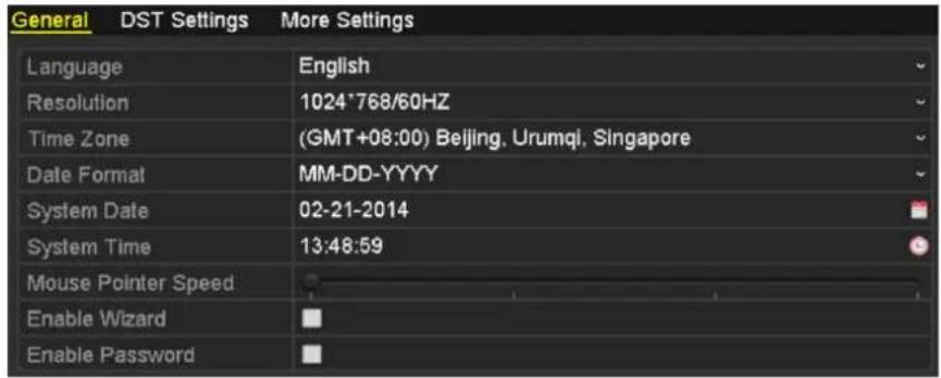 Hikvision DS-7616NI-E1 - Schritte: - 1