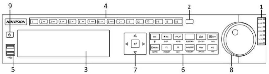Hikvision DS-7616NI-E1 - Frontblende - 1