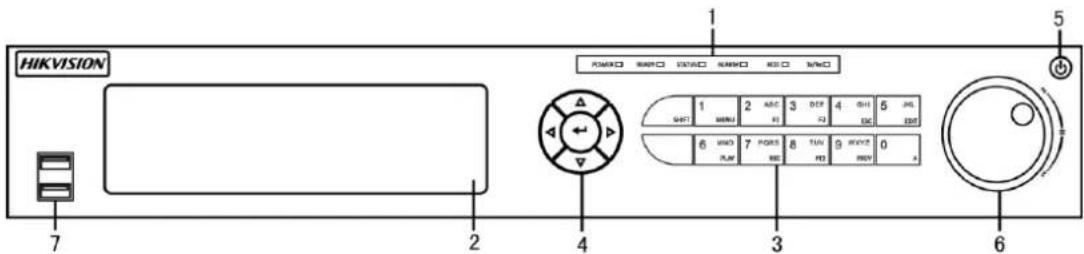 Hikvision DS-7316HGHI-SH - Frontblende - 9