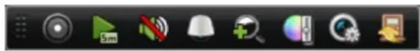 Hikvision DS-7316HGHI-SH - Symbolleiste im Liveansicht-Modus - 1