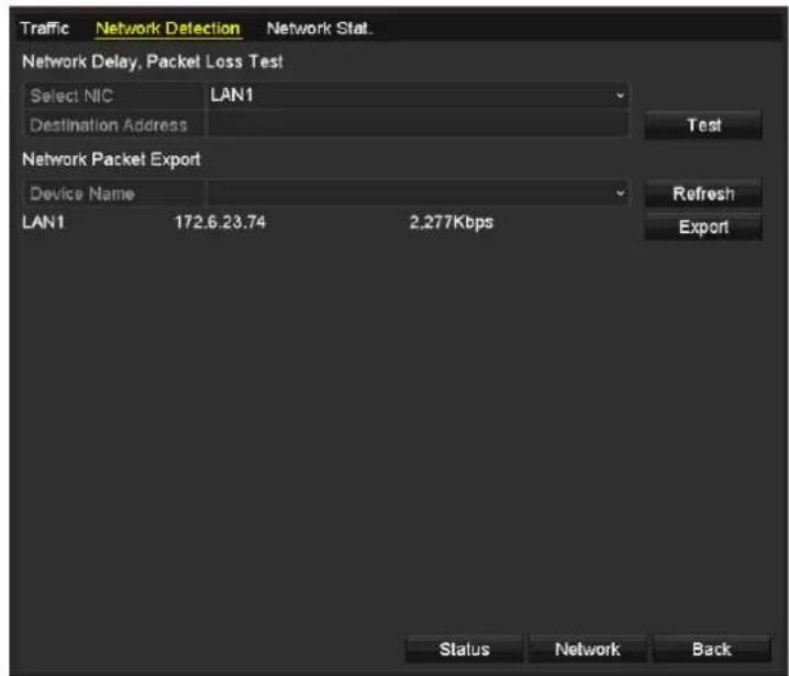 Hikvision DS-7316HFI-SH - Checking Network Status - 1