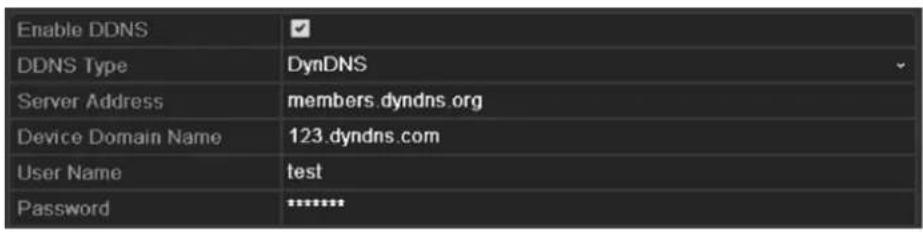 Hikvision DS-7316HFI-SH - • DynDNS: - 1