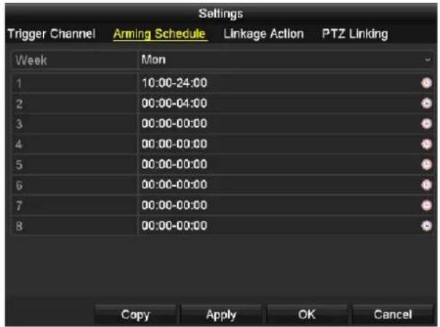 Hikvision DS-7316HFI-SH - Setting Sensor Alarms - 5