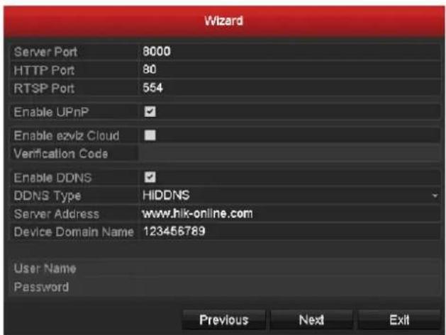 Hikvision DS-7224HWI-E2 - Using the Wizard for Basic Configuration - 10