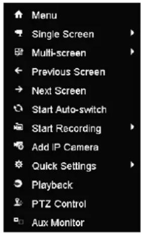 Hikvision DS-7224HWI-E2 - Using the Mouse in Live View - 1