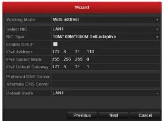 Hikvision DS-7224HWI-E2 - Using the Wizard for Basic Configuration - 8