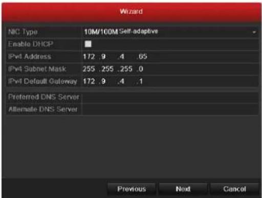 Hikvision DS-7224HWI-E2 - Using the Wizard for Basic Configuration - 7