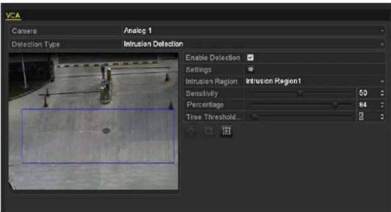 Hikvision DS-7224HWI-E2 - Task2: Configure the Intrusion Detection. - 1