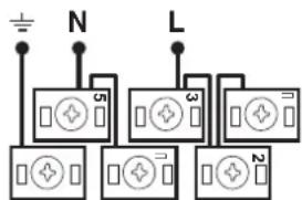 INDESIT I6VM - Montaje del cable de alimentación - 2