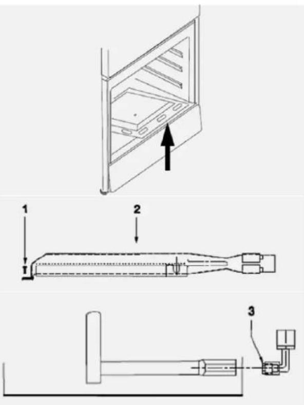 Exquisit TF 6GT-4 - Düsenwechsel Backofen Gasbrenner - 1