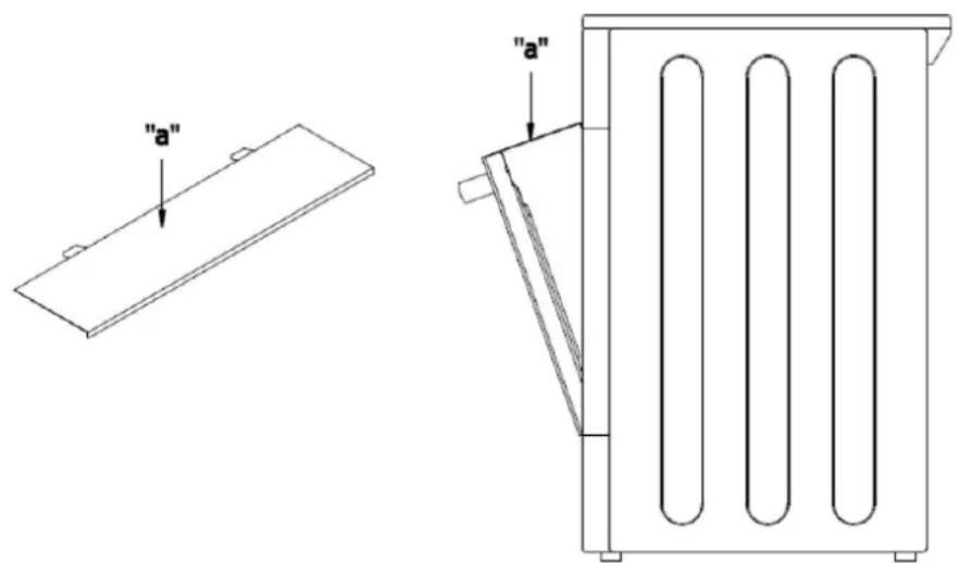 Exquisit ECM 5 I - Grill-Betrieb \*: Einsatz des Wärme-Ableitbleches - 1