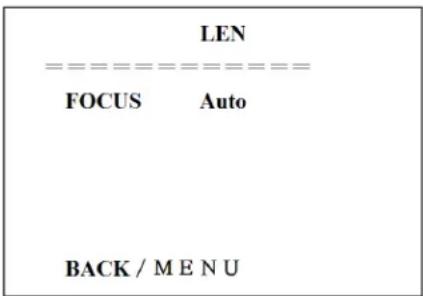 ClearOne UNITE 100 - LEN Submenu - 1