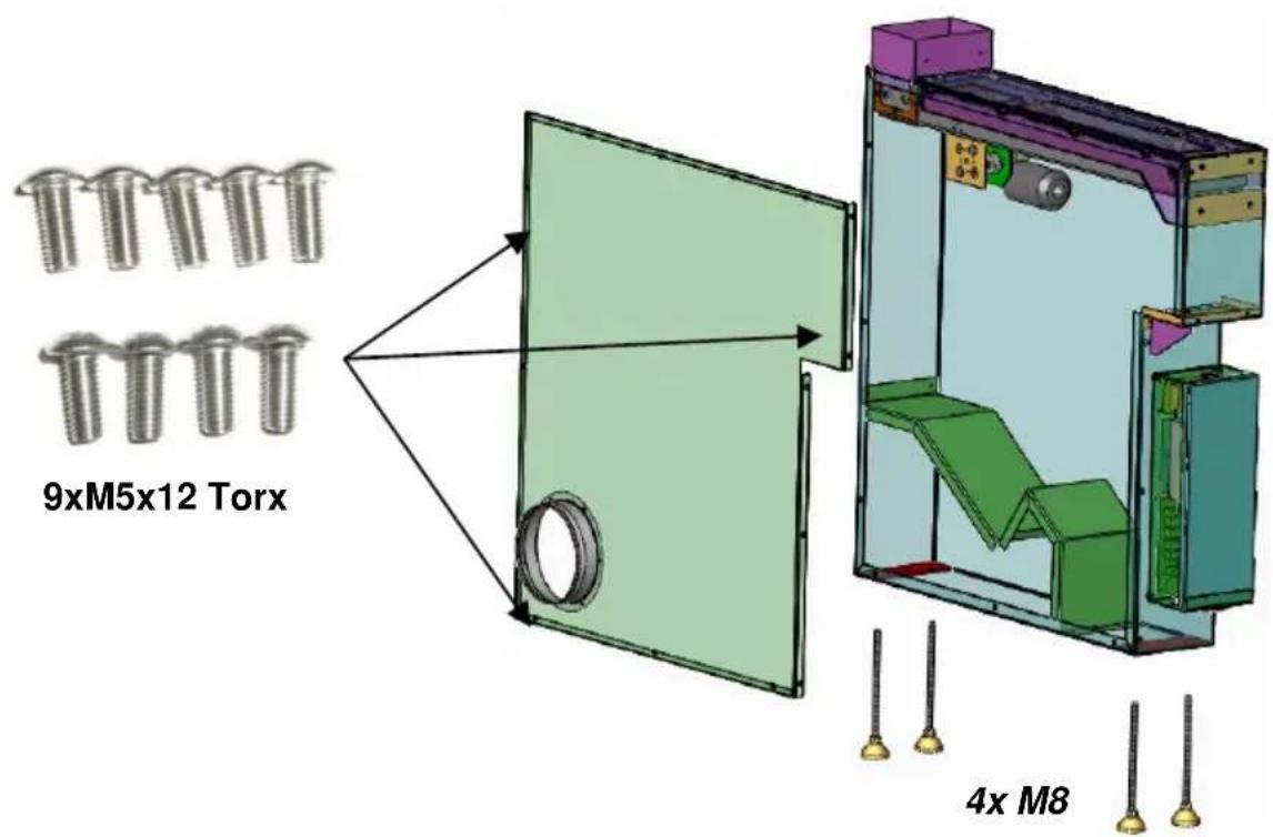 9xM5x12 Torx 4x M8