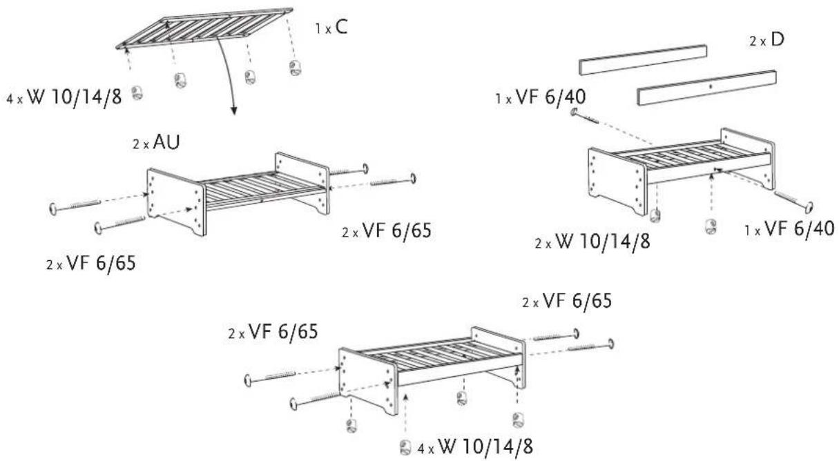 Pinolino Ole - Bauteile: - 8