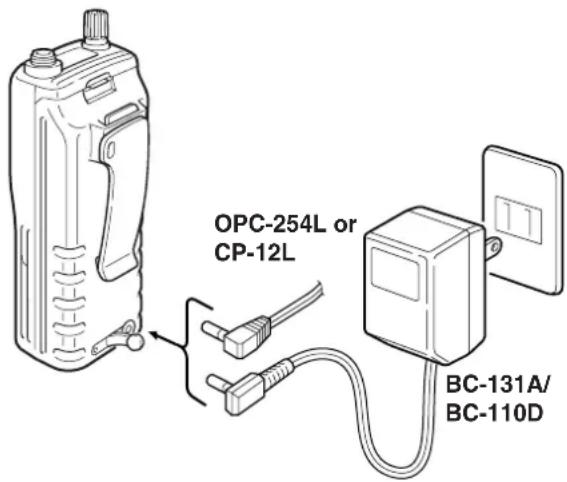 OPC-254L or CP-12L BC-131A/ BC-110D