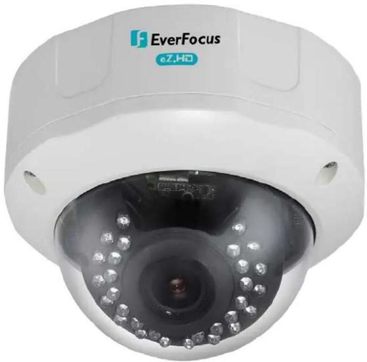 EverFocus EHD930F - 1080p Full High Definition True Day/Night Outdoor IR Vandal Dome Camera - 1