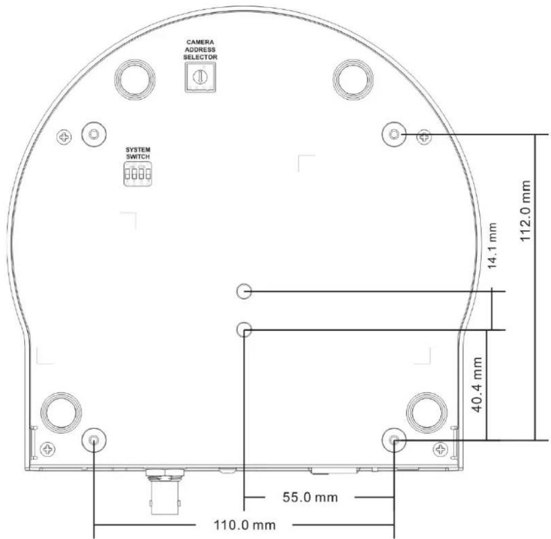 Marshall Electronics CV620-IPW - Bottom of machine - 1