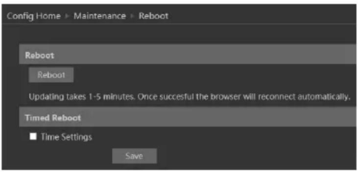 Provision-ISR I3-340IP536+ - Reboot Device - 1