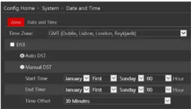 Provision-ISR I3-340IP536+ - Date & Time Configuration - 1
