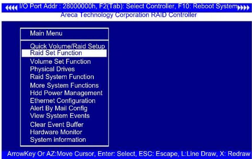 Areca ARC-1216-4i - Raid Set Function - 1