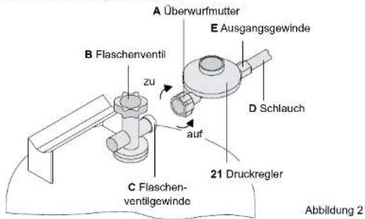 Enders Cosystand Rattan - Anschluss Gasflasche: - 4