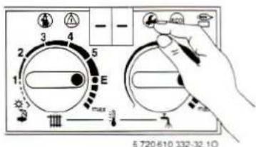 Junkers CeraSmart ZBS 7-22 MR A 21/23 - Maximale Vorlauftemperatur einstellen (Servicefunktion 2.5) - 1