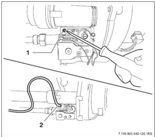 BUDERUS Logamax plus GB162-25 T40S - Gasleitung entlüften - 2