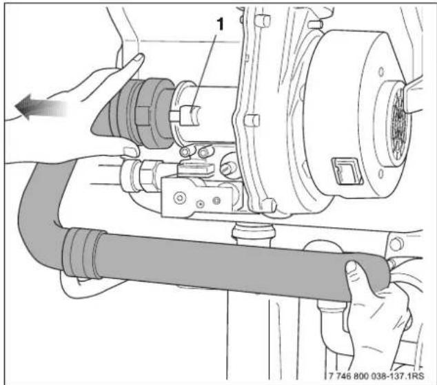 BUDERUS Logamax plus GB162-25 T40S - Wärmetauscher und Brenner reinigen - 4