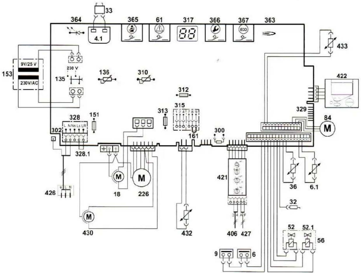 Junkers CeraSmart ZBS 3-16 M A 21/23 - Elektrische Verdrahtung - 1