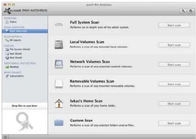 AVAST Free Antivirus (Mac) - Scan Computer - 1