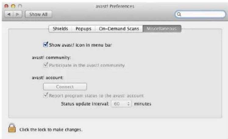 AVAST Free Antivirus (Mac) - Preferences - 4