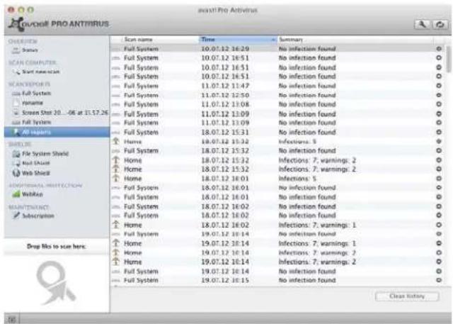 AVAST Free Antivirus (Mac) - Scan Reports - 1