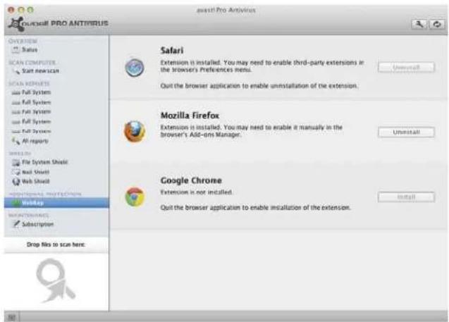 AVAST Free Antivirus (Mac) - Additional Protection - 1